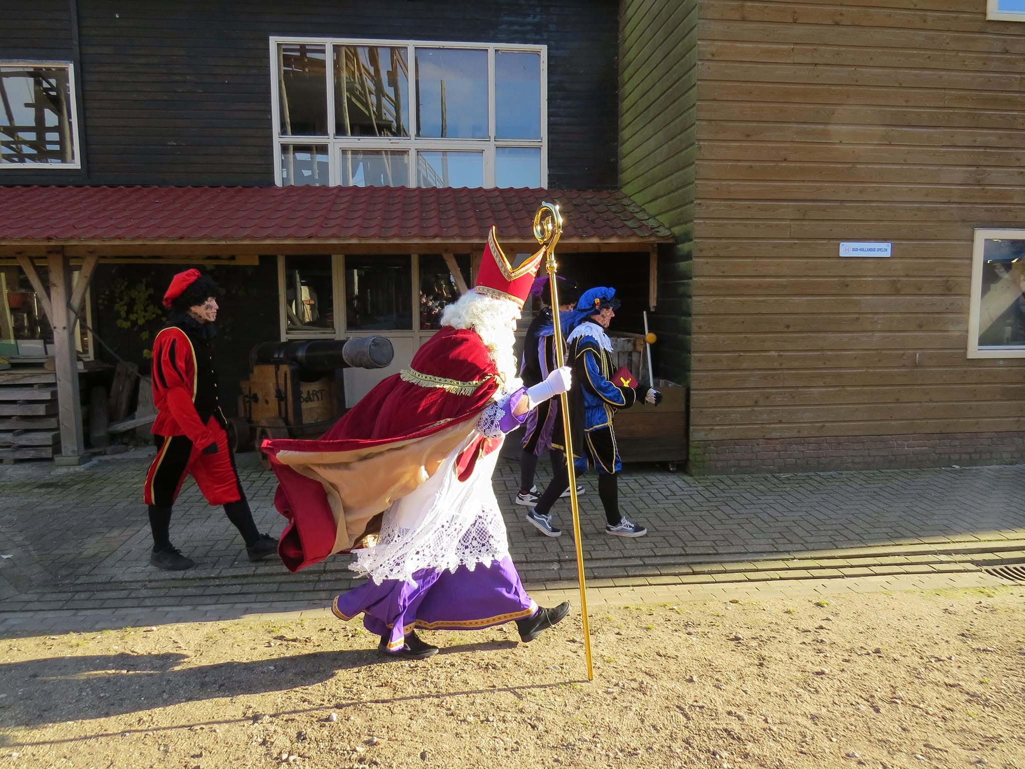 Een gezellig moment met Sint & Piet