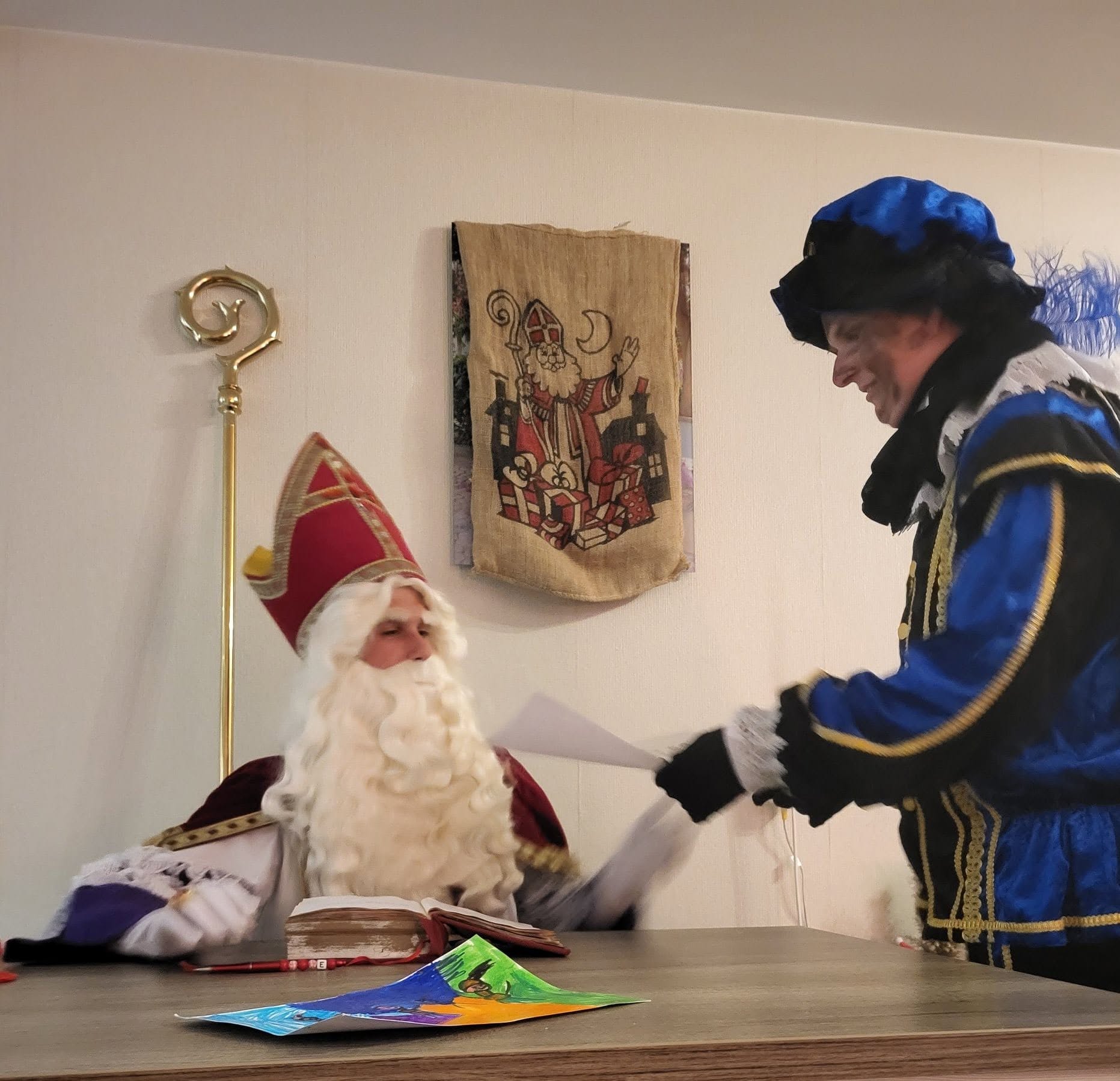 Sint & Piet Flevoland op bezoek